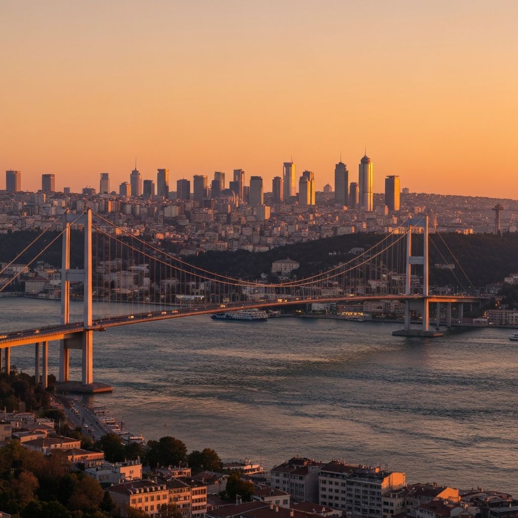 Bosphorus Bridge in Istanbul
